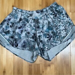 lululemon athletica Women's Blue and Gray Athletic Shorts